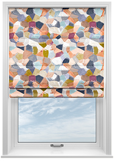 Whinfell, Coral - Roman Blind